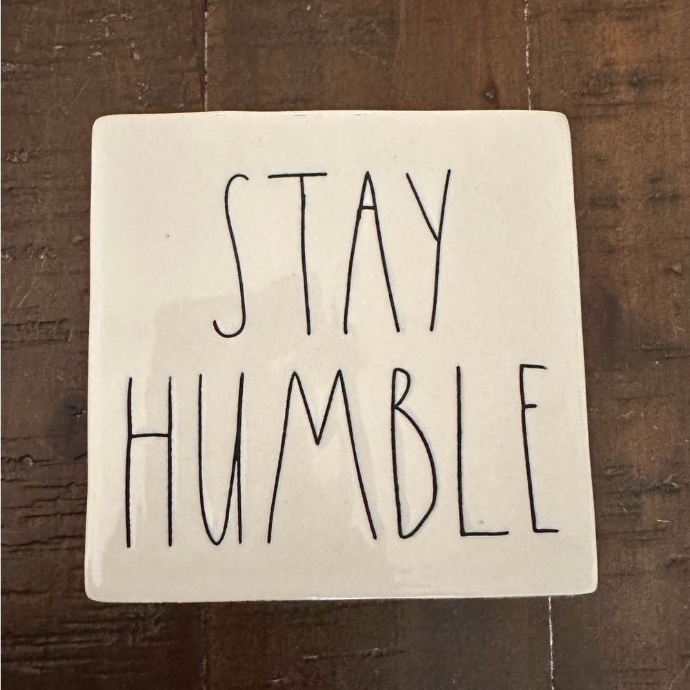 Rae Dunn Stay Humble Cream Wall Art